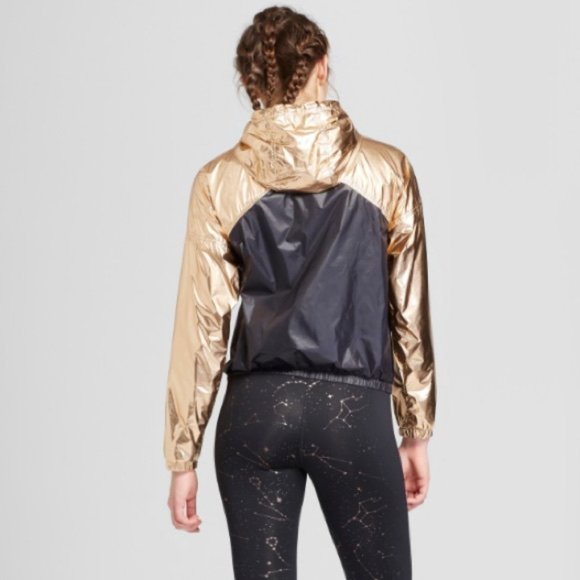 Joy Lab Colorblock Hooded Windbreaker Jacket - Picture 2 of 9